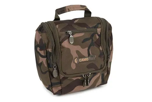 Fox Camolite Wash Bag - Camping-Hygiene Zubehör, praktische Kulturtasche mit viel Stauraum für alle wichtigen Pflegeartikel beim Camping.