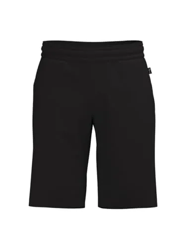 TRIGEMA Bermuda aus Single-Jersey, Herren, Gr. XL, schwarz - Herren-Shorts aus 100% Baumwolle in DELUXE-Single-Jersey-Qualität. Sportliche Bermuda mit elastischem Bund und Kordelzug, ideal für Freizeit und Sport. Made in Germany.