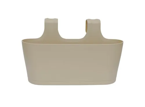 Engelland Blumenkasten Blumentopf zum Hängen (Vorteils-Set, 1 St., Fassungsvermögen je Topf 5,5 Liter), UV-Beständig, Frostbeständig, Wasserauffangschalen