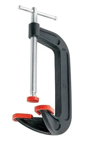 Produktbild BESSEY DHCC-6, 15,2 cm Doppelkopf-C-Klemme, rot/schwarz