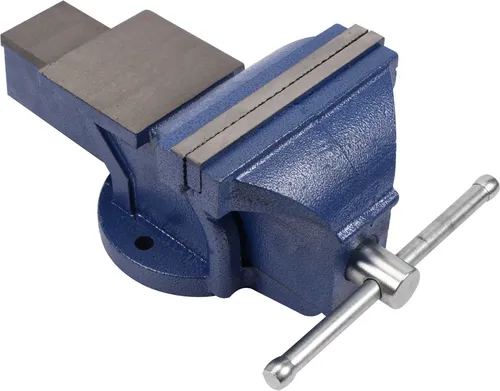 Schraubstock 100 125 150mm Spannweit für Werkbank Feststehend Parallelschraubstock, Modell:150mm