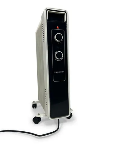 DeTec Ölradiator 2000W - 3 Stufen Heizkraft - Radiatoren mit 9 Rippen, energiesparend und mobil. Genieße flexible Wärme von 800W bis 2000W für jeden Raum!