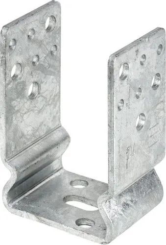 Vormann Schwere Stützenschuhe feuerverzinkt 121 x 60 x 125 mm Pfostenträger