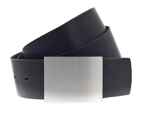 Vanzetti Gürtel V4061A01 (110, Schwarz) - Moderner Vanzetti Gürtel mit schlichter Koppelschließe und 100% hochwertigem Leder. Individuell kürzbar für perfekten Sitz. Stilvoll und vielseitig kombinierbar, ideal für jedes Outfit.