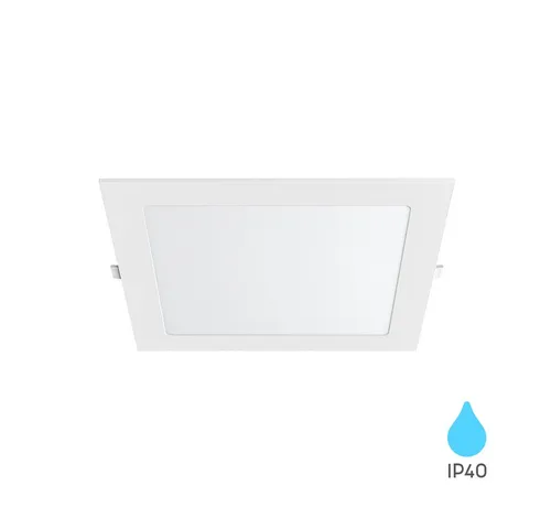 Braytron LED Einbaustrahler LED Eckige Panel Einbaustrahler Einbauleuchte Flach 12W 4000K, LED fest integriert, Neutralweiß, Energieeffizient, Flimmerfrei, Schwenkbar