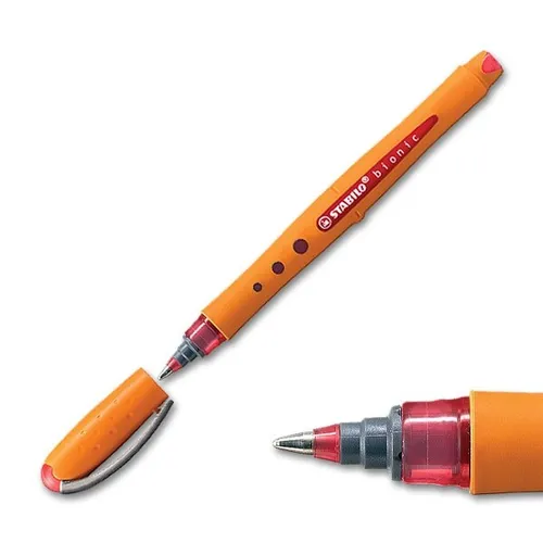 STABILO worker+ Tintenroller - medium, sanftes Schreibgefühl und rutschfeste Oberfläche für optimalen Halt
