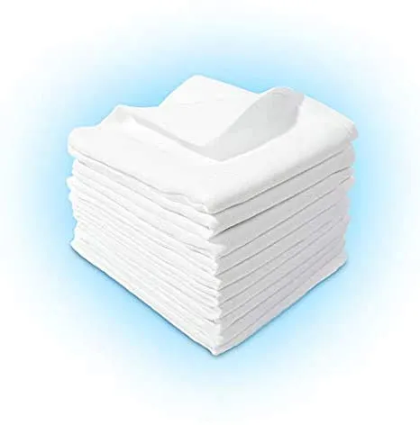 Stück - Stoffwindeln Stoffwindel Windeln Windel Mullwindeln Spucktuch Spucktücher 60x80 cm in WEISS 10