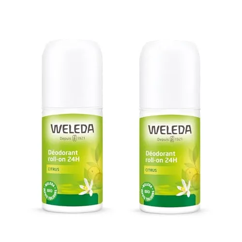 WELEDA - Duo Deodorant Roll-on 24H Citrus – 2 x 50 ml