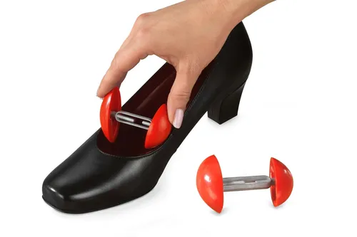 Maximex Schuhdehner 1 Paar - Schuhspanner zur sanften Weitung von Damenschuhen, individuell einstellbar von 7,3 - 10,5 cm für optimalen Tragekomfort und Druckstellenvermeidung.
