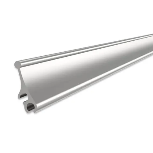 RDX Doppelkeder-Profil Duo-KEDER 1m für Camping-Markisen - Zubehör für Wohnmobilzelte, individuell kürzbar und aus leichtem Aluminium für einfache Handhabung.