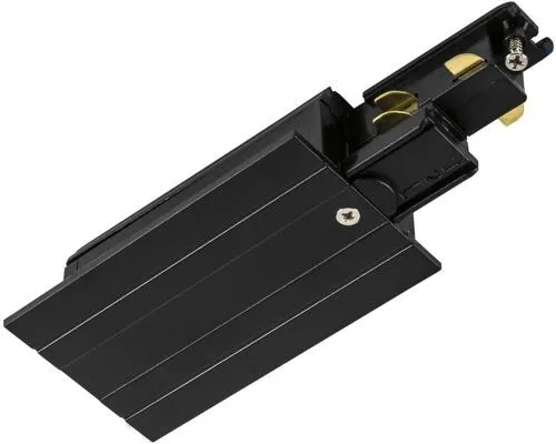 SLV S-TRACK Einbau Einspeiser rechts, schwarz (1006519) - Praktischer Endeinspeiser für das S-TRACK 3-Phasen-System, DALI-kompatibel. Ideal für individuelle Lichtgestaltung und einfache Montage. Hochwertiges Polycarbonat für langlebige Nutzung.