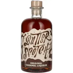 Butterscotch Original Caramel Liqueur 20% Vol. 0,5l - Likör & Kräuterschnaps, cremig-süßer Karamellgeschmack mit 20% Vol., perfekt für Cocktails oder pur auf Eis.