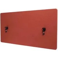 Proregal Akustik-Tischtrennwand 60x120 cm - Doppelwandig, schallabsorbierend, Braun - Flexible Tischtrennwand für Privatsphäre und Ordnung im Büro oder Co-Working-Space. Schallabsorbierend, multifunktional als Pinnwand nutzbar und einfach zu montieren.