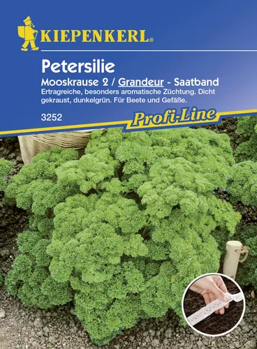 Kiepenkerl Petersilie Grandeur Petroselinum crispum var. crispum, Inhalt: ca. 5 lfd. Meter