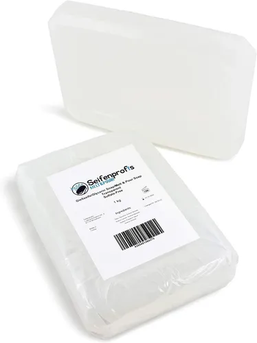 Gießseife Rohseife Glycerinseife Seifen gießen (SLES/SLS-Frei) Transparent - 1kg