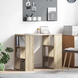 vidaXL Schreibtisch Sonoma Eiche 90 x 50 cm - Kinderschreibtisch mit integriertem Stauraum und modernem Design, ideal für Heimbüros und kreative Projekte. Die strukturierte Oberfläche sorgt für Eleganz und Funktionalität.