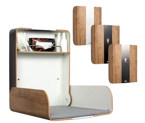 KAWAmidi oak | timkid Wickeltisch | TÜV-geprüft & klappbar von timkid