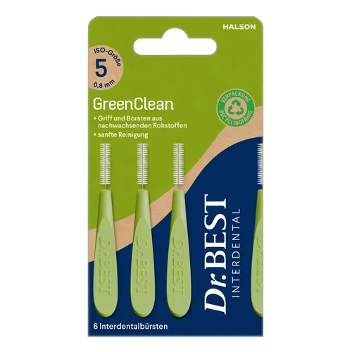 Dr.Best Interdental GreenClean Interdentalbürsten Größe 5 Grün