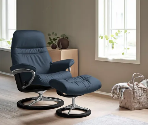 Stressless® Fußhocker Sunrise, mit Signature Base, Gestell Schwarz