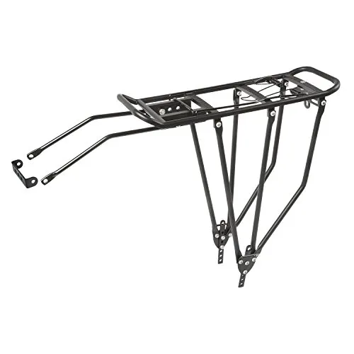 M-Wave Screw-on III A Gepäckträger, Nachrüstbarer Gepäckträger, Fahrradgepäckträger, Alu, Montage am Hinterbau, Gepäckträger hinten, verstellbar 26/28/29