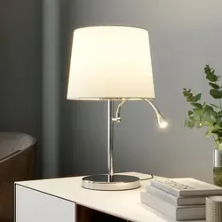 Lindby Tischlampe 'Benjiro' - Moderne Weiß Textil Tischleuchte mit Schalter - Tischlampen für jeden Raum: Diese elegante Lampe schafft eine gemütliche Atmosphäre und fügt sich perfekt in Ihr Zuhause ein. Ideal für Wohnzimmer, Esszimmer und mehr. Leuchtmittel nicht enthalten.