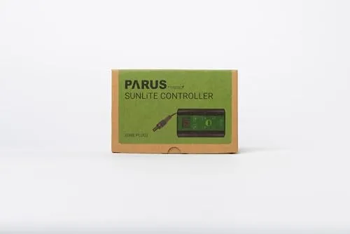 Parus by Venso SUNLiTE Steuergerät 1-fach - Wachstumsregler für LED Wachstumslampe, dimmbar in 10 Stufen, ideal für Zimmerpflanzen und Kräuter mit praktischer Timer-Funktion.