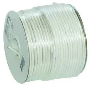 Axing Koaxialkabel SKB 395-01 - 3fach geschirmt, 100m Spule - Antennenkabel und Adapter, hochgradig abgeschirmt für optimale Signalübertragung und störungsfreien Empfang.