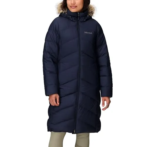 Marmot Wm's Montreaux Coat – Stilvoller Damenmantel - Mäntel & Parkas für Damen, mit 700er Daunenfüllung für optimale Wärme und Down Defender-Technologie für zusätzlichen Feuchtigkeitsschutz.