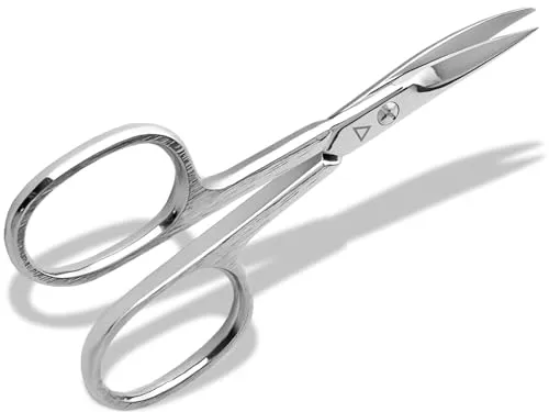 Linkshänder Nagelschere mit gebogener Schnittfläche Premium Qualität Extra Scharfe Schnittfläche