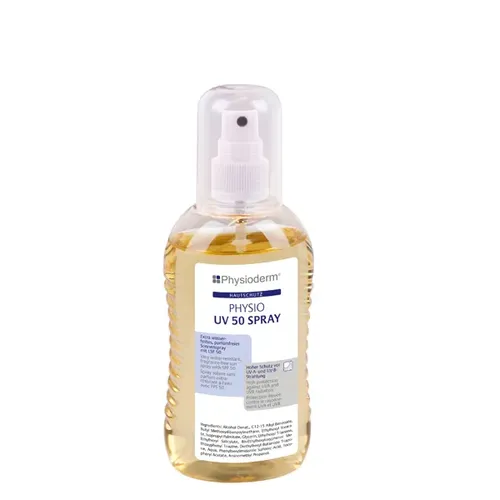 Sonnencreme Physioderm Physio UV 50 Spray 200 ml extra wasserfestes, parfümfreies Sonnenspray 14286-001