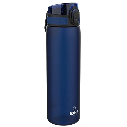 ion8 Trinkflasche 500 ml – Auslaufsicher mit Einhandöffnung, BPA-frei - Praktische 500 ml Trinkflasche, auslaufsicher und ideal für Sport und Reisen. Mit hygienischem Flipdeckel, großer Öffnung zum einfachen Nachfüllen und spülmaschinenfest. Perfekt für umweltbewusste Nutzer.
