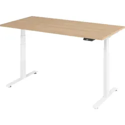 bümö Elektrisch Höhenverstellbarer Schreibtisch - Kinderschreibtische mit ergonomischer Anpassung von 64,5 bis 129,5 cm für gesundes Arbeiten und spielerisches Lernen - ideal für das Arbeitszimmer!