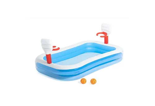 Kinderpool Basketball Swimmingpool Planschbecken 251x168x102cm