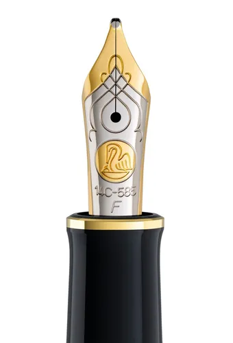 Pelikan M600 F Feinschreiber 14 Karat Gold Nachfüllung in gold von Pelikan