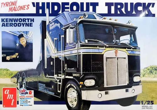 Tyrone Malone's Kenworth Aerodyne Hideout Truck 1:25 AMT Model Kit AMT1158