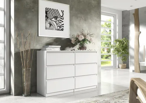 meble masztalerz Kommode Mit 6 Schubladen - 100 cm breit – modern, praktisch & geräumig