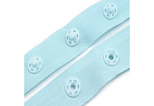 maDDma Druckknopf 3m Druckknopfband 18mm Druckknopf Band Bodyverschluss Miederband, Breite 18 mm Abstand 25 mm