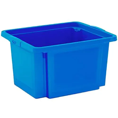 Kis 8638000 0554 02 Aufbewahrungsbox H Box, 23 L, Plastik, blau, 42 x 35 x 23 cm