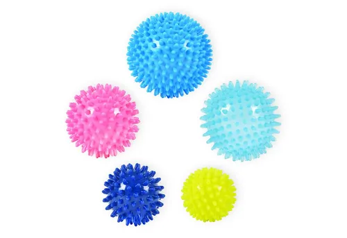 MSports® Gymnastikball Massageball 5er Set Igelball