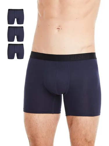 FINN Design Boxershorts 3er Pack Unterhosen Herren feiner Micro-Modal Stoff, extra weicher Bund mit Prägung