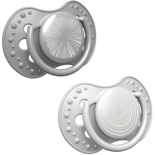 LOVI Harmony 6-18m Schnuller 2 St. in grau von LOVI