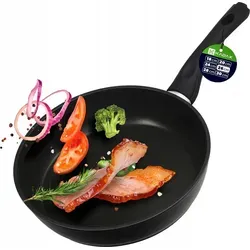 KADAX Bratpfanne 26cm mit Antihaftbeschichtung - Pfanne für fettfreies Kochen, ideal für gleichmäßiges Braten auf Induktions-, Elektro- und Gasherden. Robust mit dreischichtiger Antihaftbeschichtung.