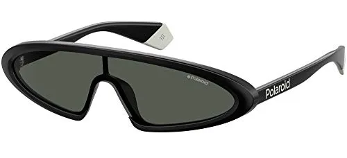 Polaroid Unisex PLD 6074/s Sonnenbrille, 807/M9 Black - Sonnenbrillen für Damen mit polarisierten Gläsern für optimalen UV-Schutz und klaren Sicht, inklusive schützendem Etui.