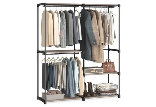 SONGMICS Kleiderständer in braun von SONGMICS