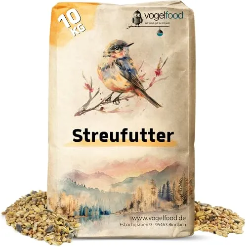 Vogelfood 10 kg Streufutter Wildvogelfutter Sommerstreu Winterstreu Vogelfutter