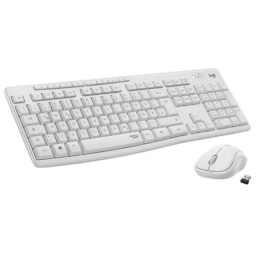 Logitech MK295 Silent Wireless Combo - QWERTZ DE, nahezu geräuschlos für konzentriertes Arbeiten ohne Ablenkungen
