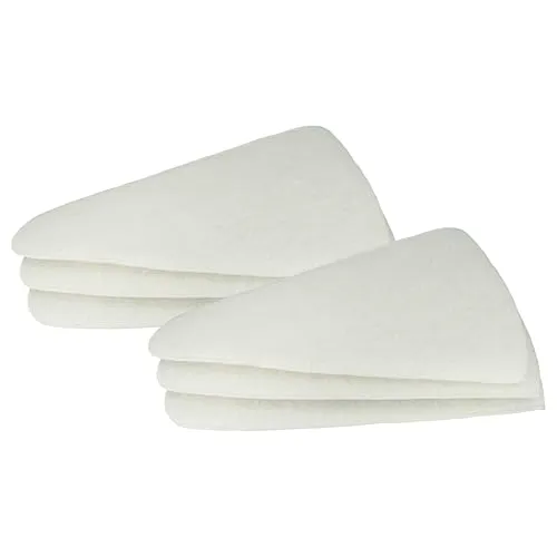 vhbw 6x Kegelfilter Ersatz für Vallox 1765, 394302 für Erdwärmetauscher - Abluftfilter G3 Weiß