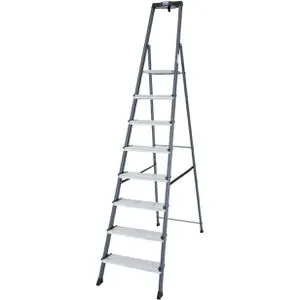 KRAUSE Stehleiter Securo, 1x8 Stufen, 370 cm Arbeitshöhe von Krause
