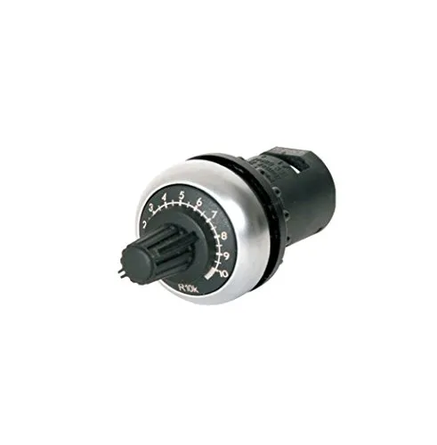 Potentiometer 100kOhm 0,5W 22mm IP66 M22-R100K 229493 - Fehlerstromschutz (RCD) - Robustes Potentiometer mit IP66 Schutzklasse, ideal für anspruchsvolle Anwendungen in feuchten Umgebungen.