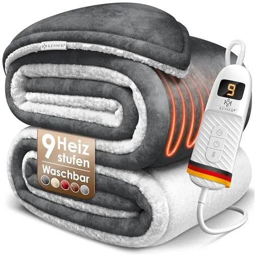KESSER® Heizdecke 180x130cm mit Abschaltautomatik